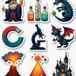 School Subjects - Sticker Sheet v12